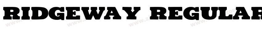 Ridgeway Regular字体转换